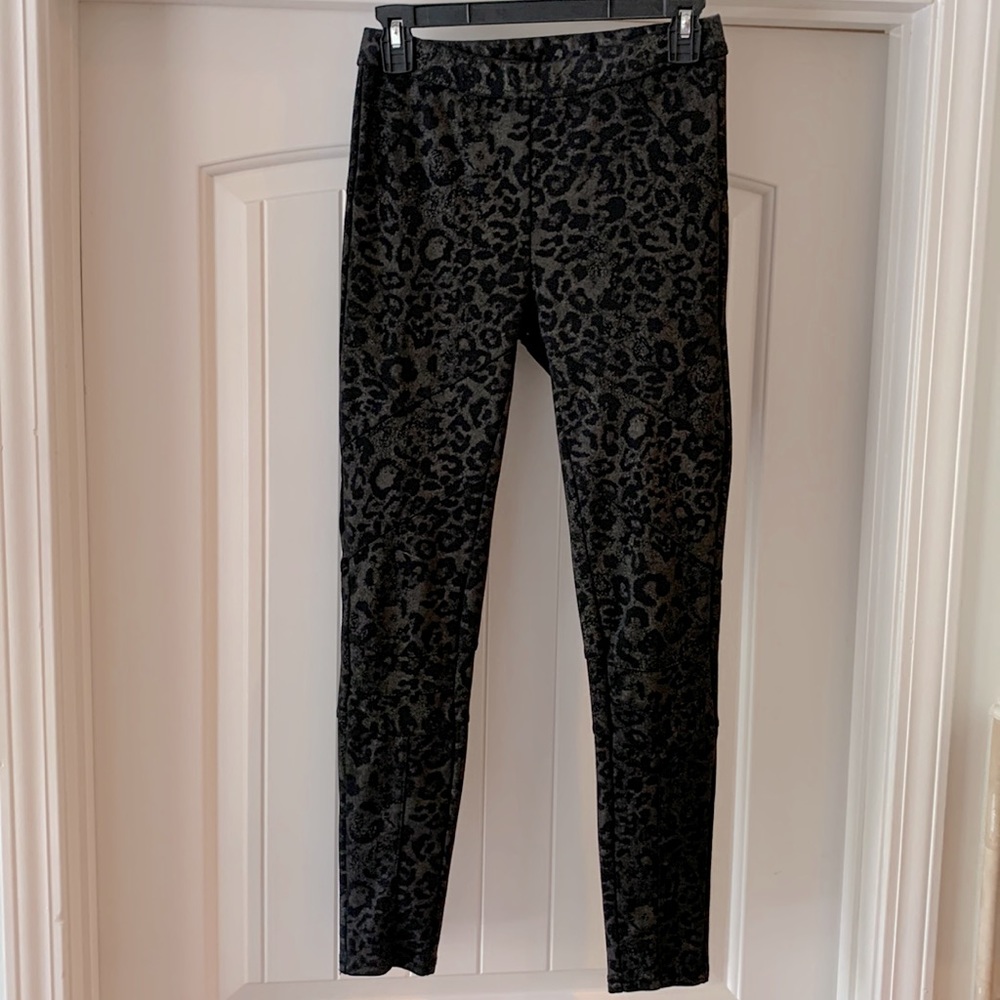 Free People Metallic Leopard Leggings XS